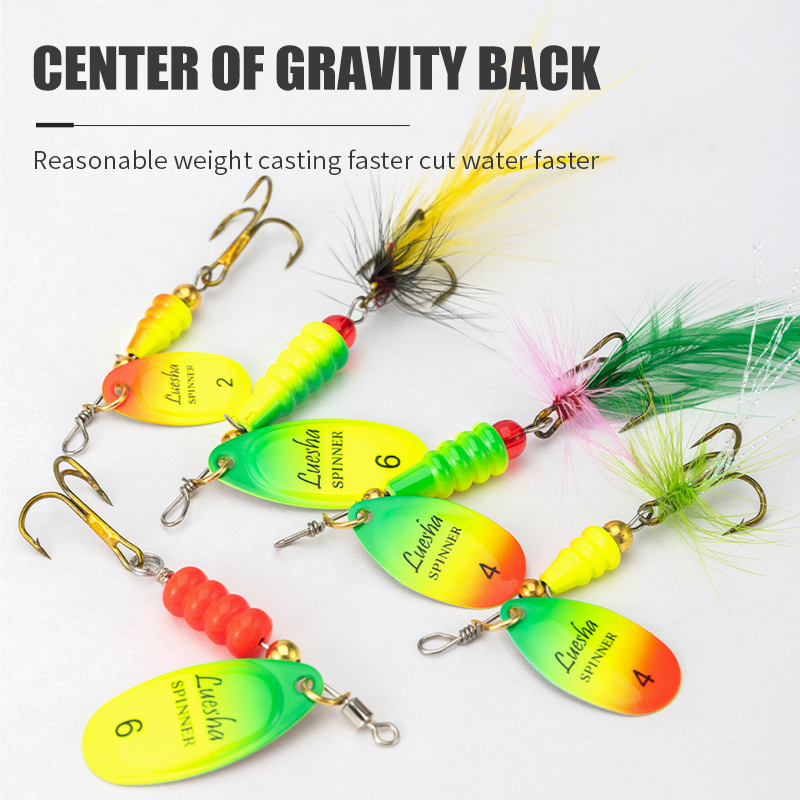 LUSHAZER 5 unids/lote cebo gir - Fishing Hook Treble reseña y precio
