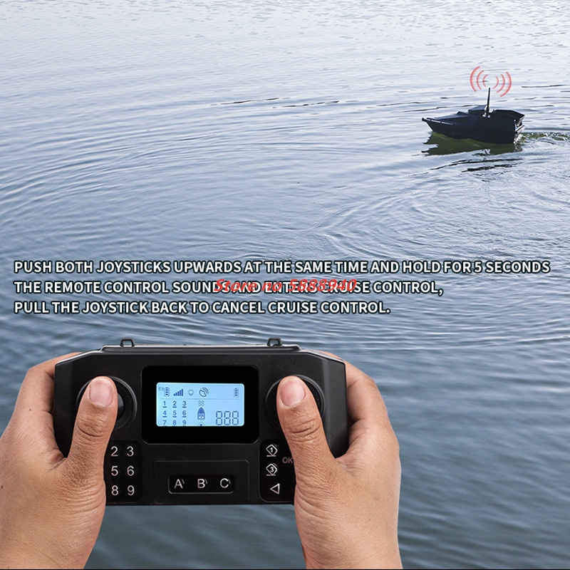 Barco Cebador RC con Posiciona - Fishing Hook Size reseña y precio