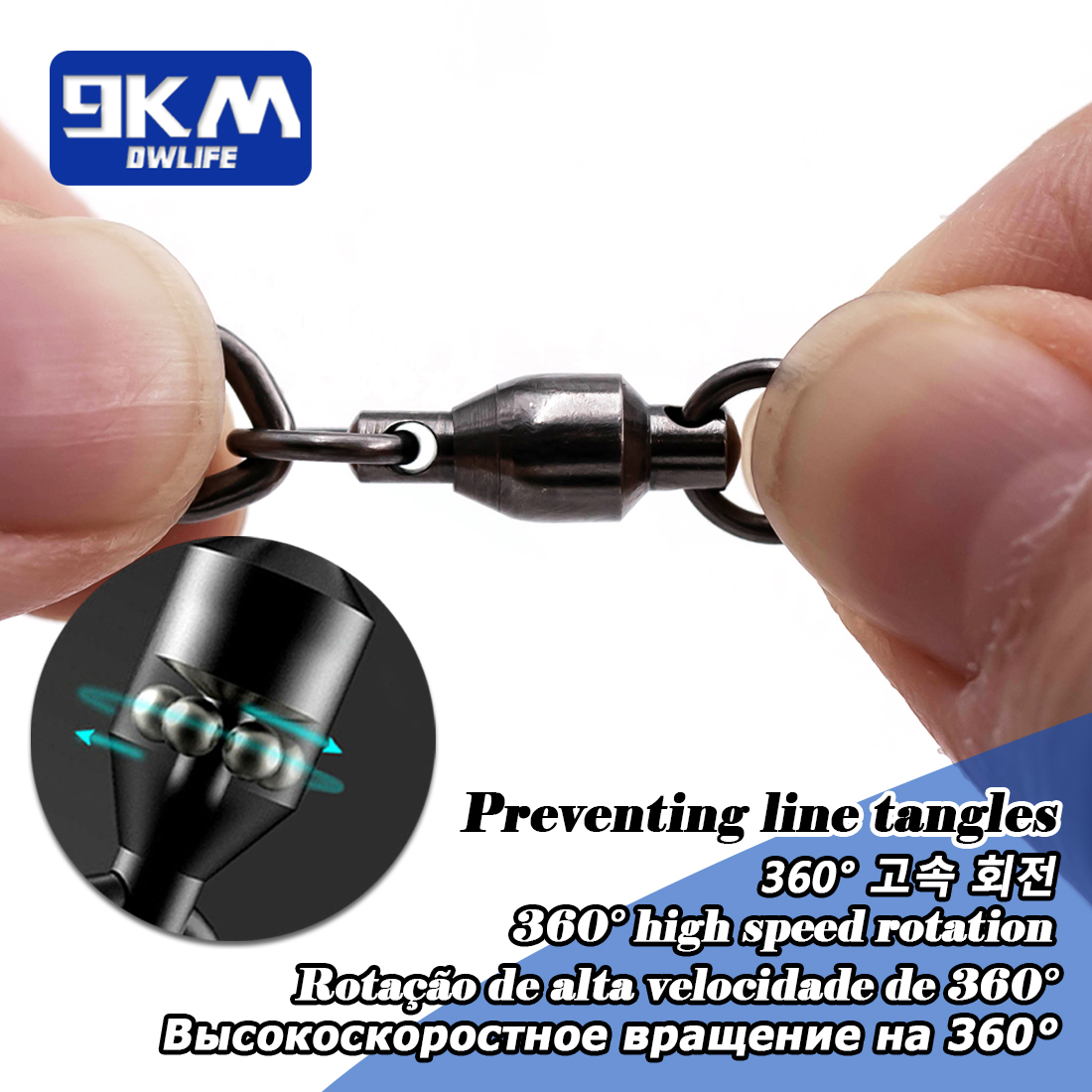 Pesca giratoria Snap 25 ~ 100  - Fishing Hook Offset reseña y precio