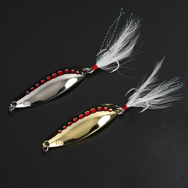 1 Uds 5g-20gMetal Spinner cuch - Fishing Hook Treble reseña y precio