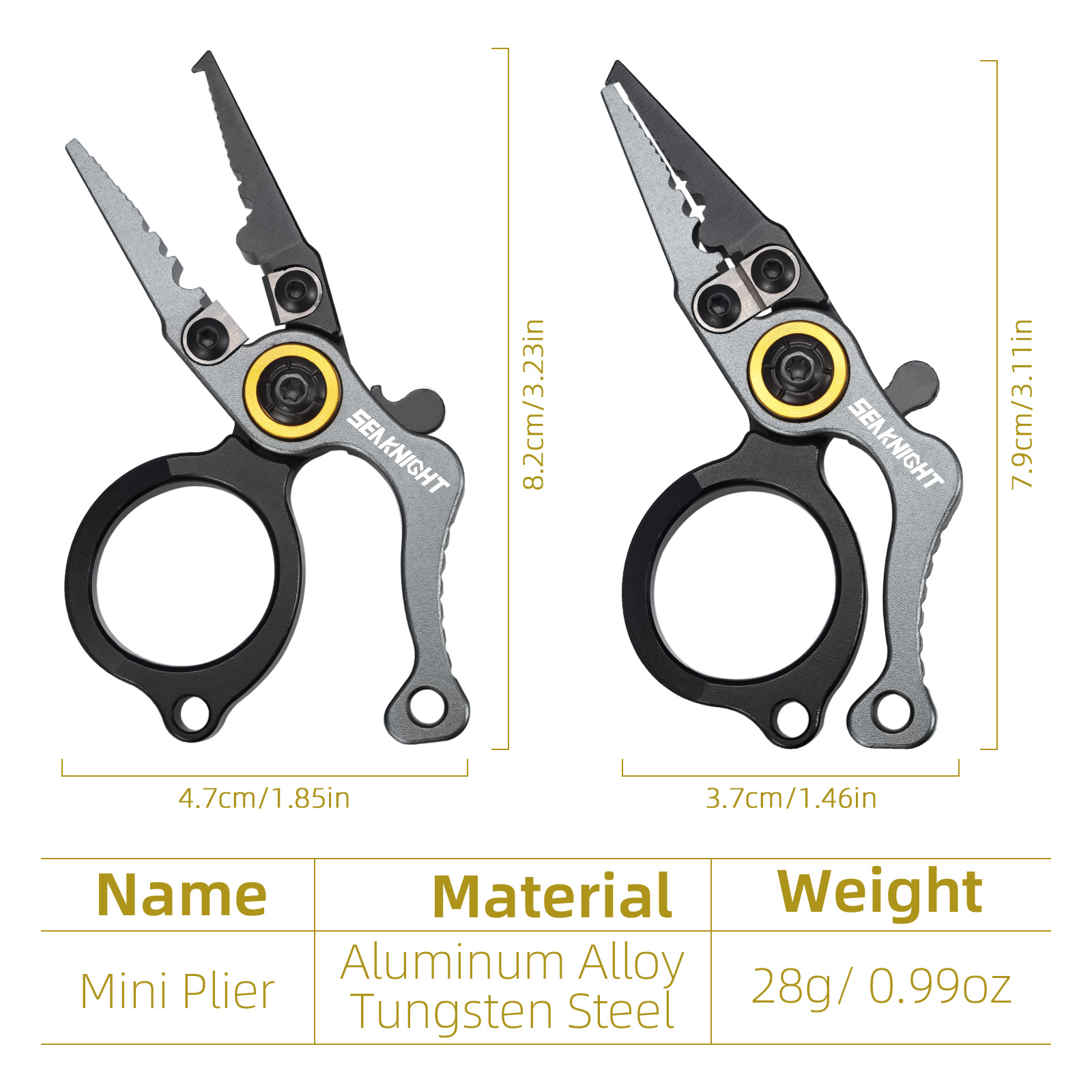 Alicates de pesca de la marca  - Fishing Hook Size reseña y precio
