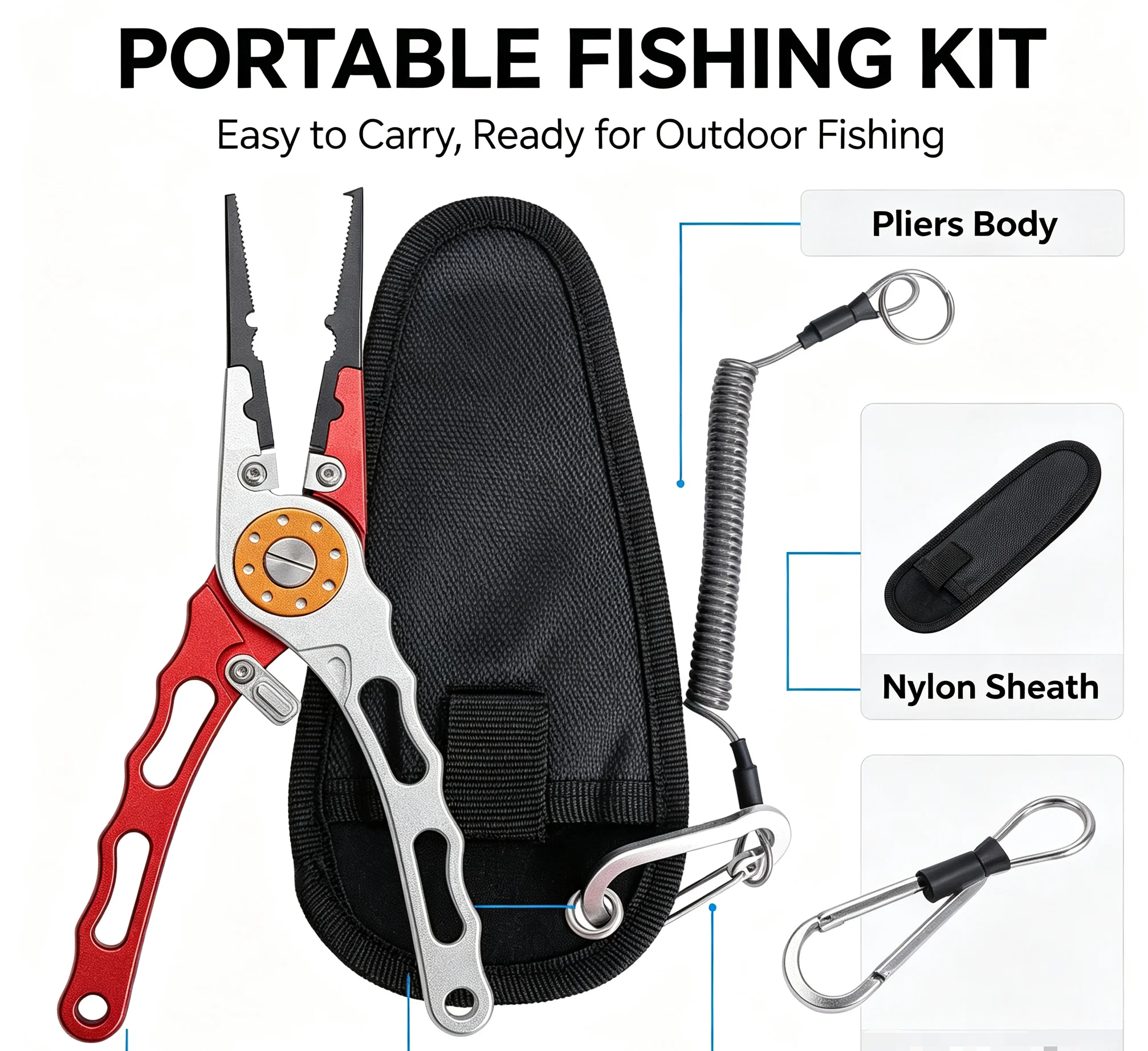 Alicates de pesca de aleación  - Fishing Hook Remover reseña y precio