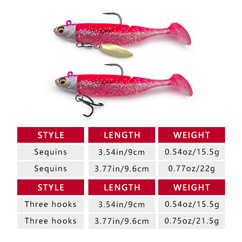 6 señuelos de pesca con recubr - Fishing Hook Treble reseña y precio