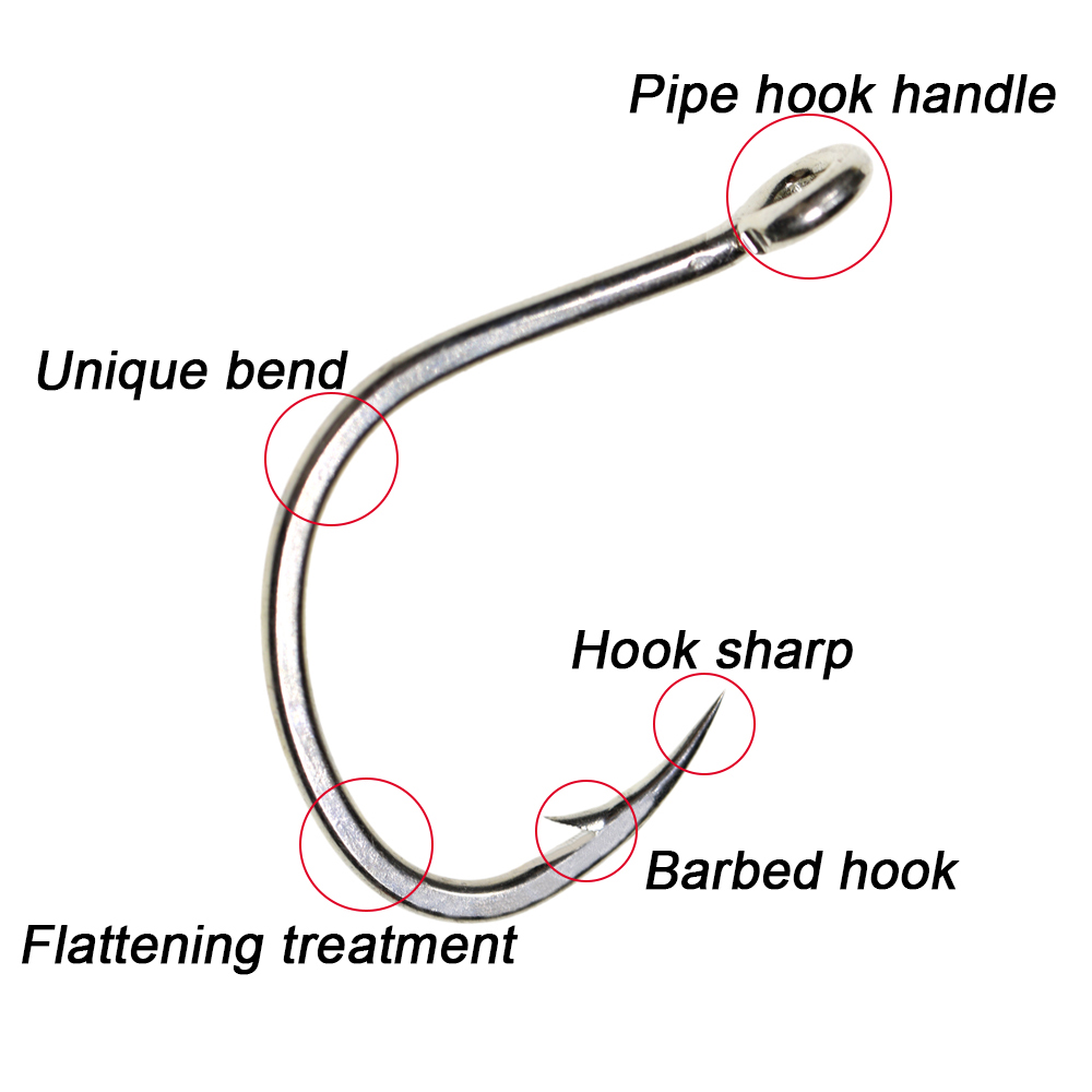 ICERIO, 10 anzuelos para pesca - Fishing Hook Assortment reseña y precio