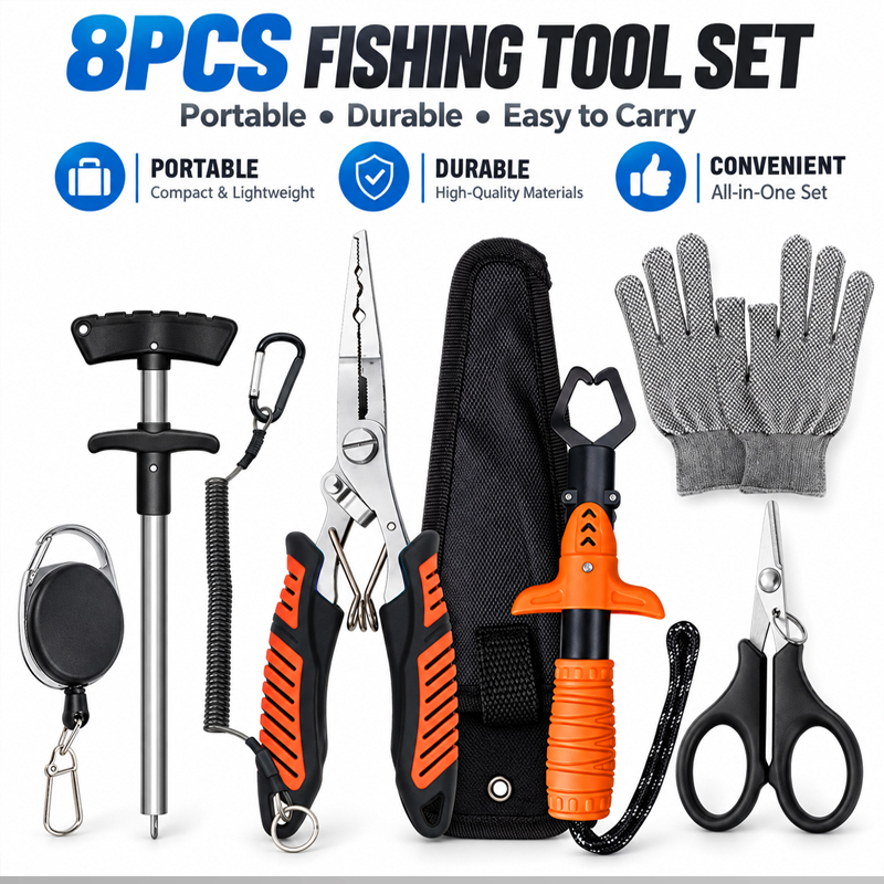 Juego de alicates de pesca mul - Fishing Hook Remover reseña y precio