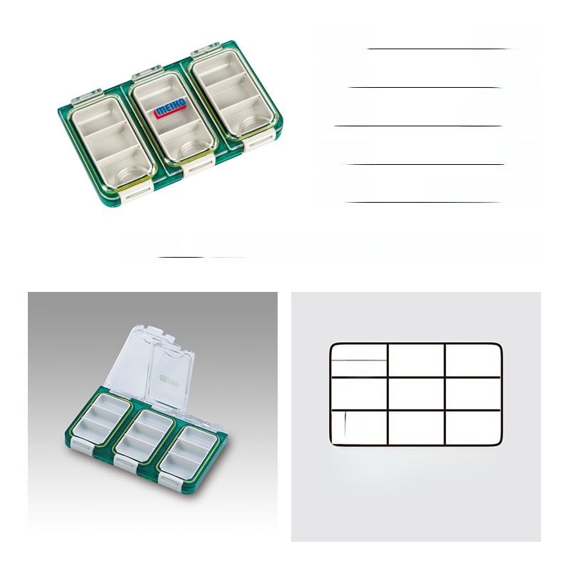 Caja de Pesca Meiho, Caja Pequ - Fishing Hook Box reseña y precio
