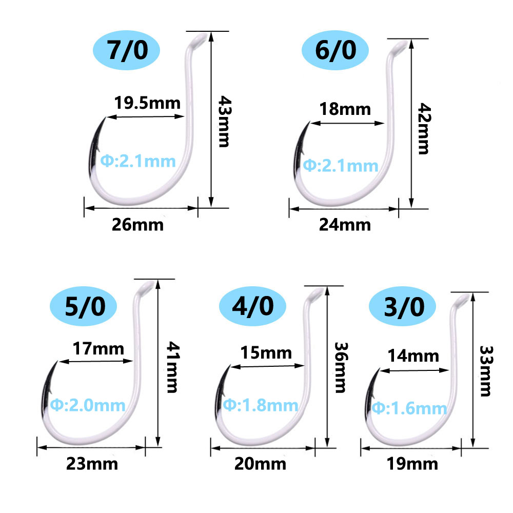 Anzuelos luminosos de acero im - Fishing Hook Assortment reseña y precio