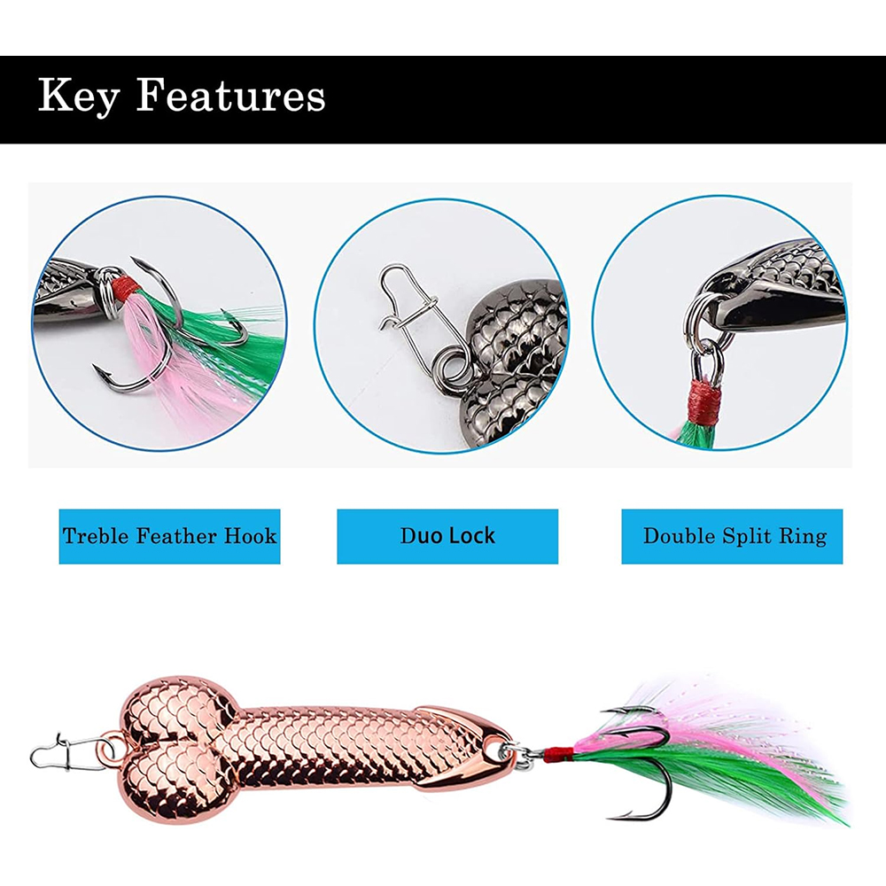 Señuelo de pesca VIB de metal  - Fishing Hook Treble reseña y precio